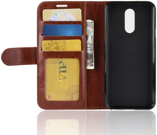 LG Q7 Book Cover Bruin afbeelding 7