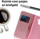 Samsung Galaxy A6 Plus Portemonnee Hoesje Bloem afbeelding 4