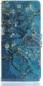 Nokia 3.1 Portemonnee Hoesje met Boom Opdruk Blauw afbeelding 1