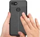 Google Pixel 3 XL Hoesje met Kunstleer Coating Zwart afbeelding 10