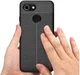 Google Pixel 3 Hoesje met Kunstleer Coating Zwart afbeelding 10
