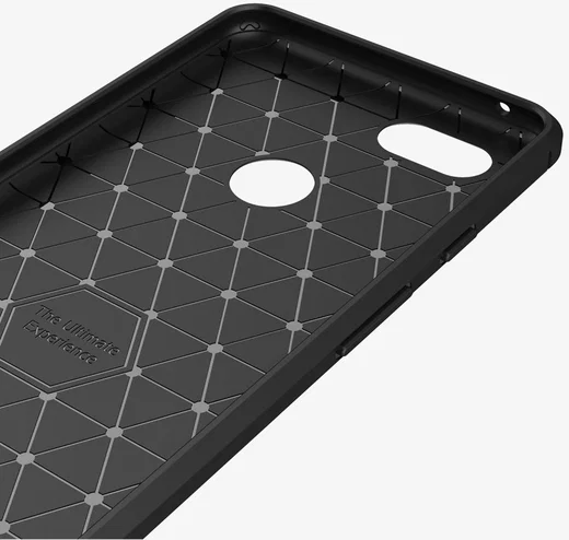 Google Pixel 3 XL Geborsteld TPU Hoesje Zwart afbeelding 8