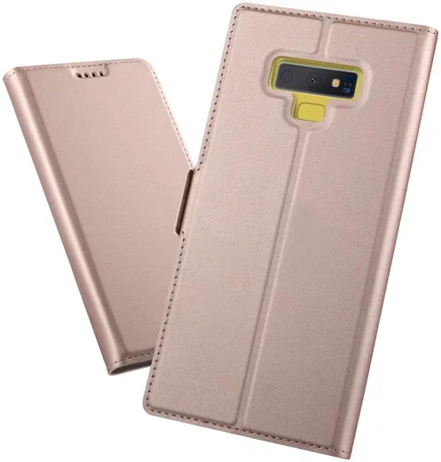Samsung Galaxy Note 9 Hoesje met Kaarthouder Roze Goud afbeelding 1