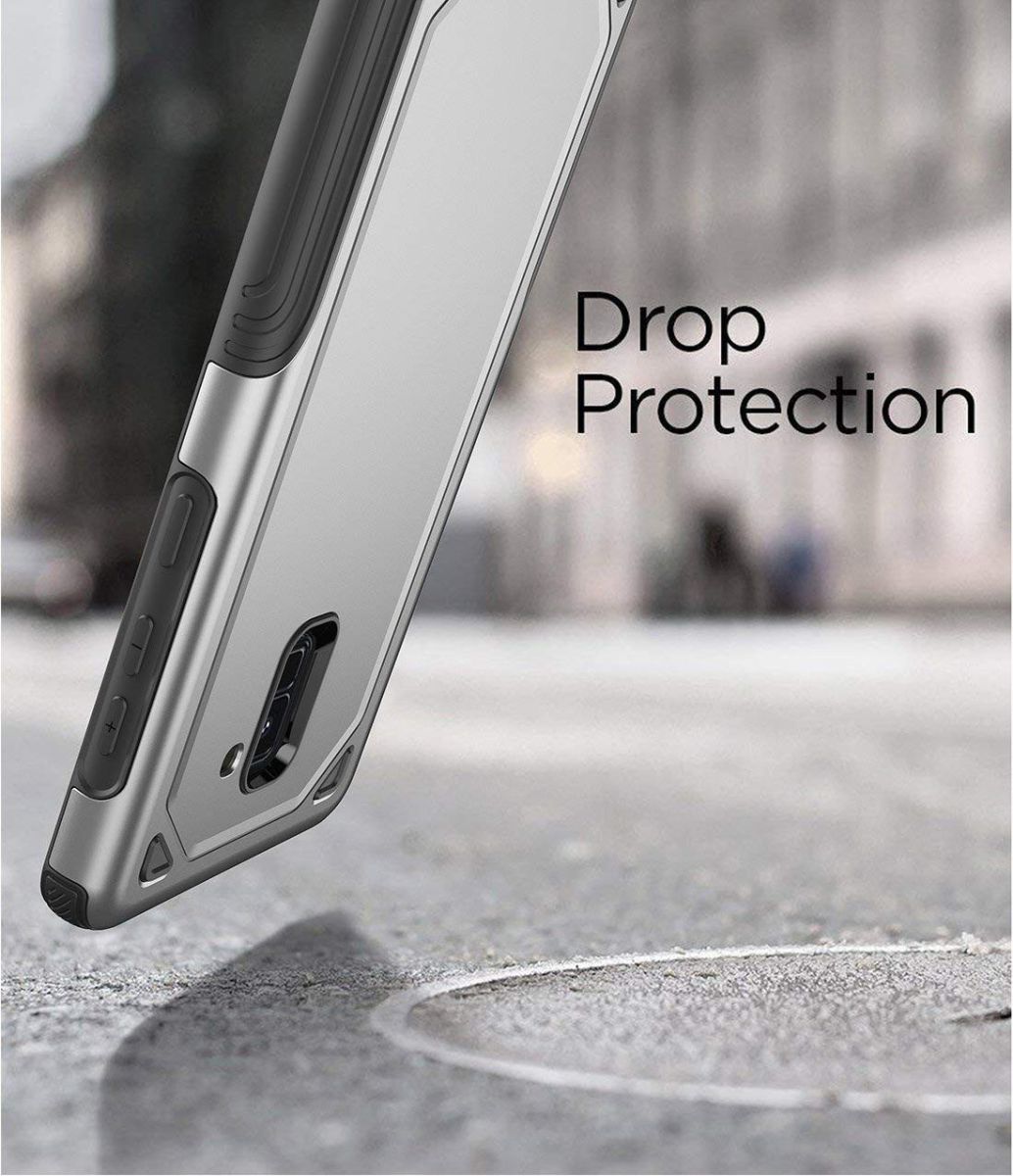 Samsung Galaxy J6 (2018) Robuust Hybride Hoesje Zwart afbeelding 6