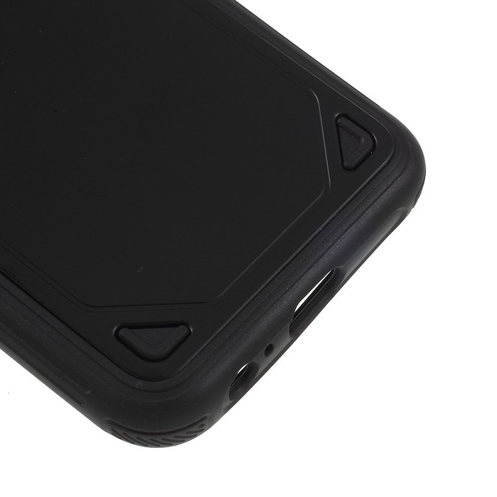 Samsung Galaxy J6 (2018) Robuust Hybride Hoesje Zwart afbeelding 9