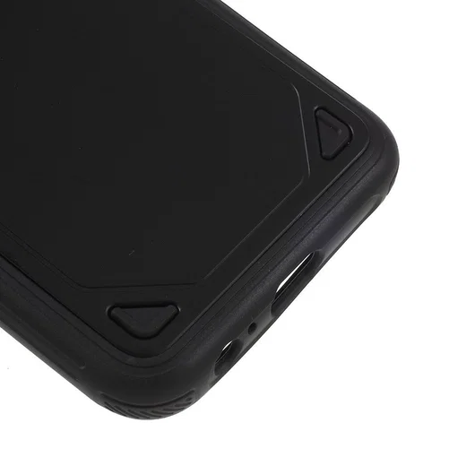 Samsung Galaxy J6 (2018) Robuust Hybride Hoesje Zwart afbeelding 9