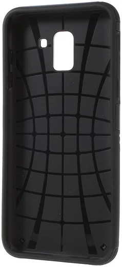 Samsung Galaxy J6 (2018) Robuust Hybride Hoesje Blauw afbeelding 7