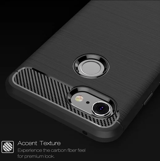 Google Pixel 3 Geborsteld TPU Hoesje Zwart afbeelding 7
