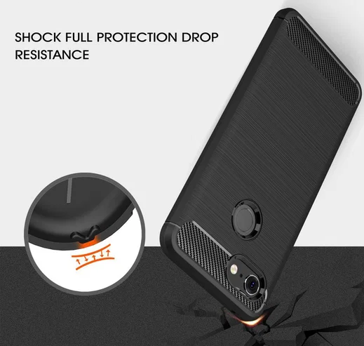 Google Pixel 3 Geborsteld TPU Hoesje Blauw afbeelding 2