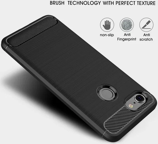 Google Pixel 3 Geborsteld TPU Hoesje Blauw afbeelding 5