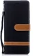 Nokia 5.1 Jeans Portemonnee hoesje Zwart afbeelding 1