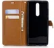 Nokia 5.1 Jeans Portemonnee hoesje Zwart afbeelding 3