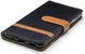 Nokia 5.1 Jeans Portemonnee hoesje Zwart afbeelding 6