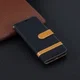 Nokia 5.1 Jeans Portemonnee hoesje Zwart afbeelding 8