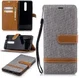 Nokia 5.1 Jeans Portemonnee hoesje Grijs afbeelding 10