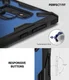 Ringke Fusion X Samsung Galaxy Note 9 Hoesje Doorzichtig Zwart afbeelding 5