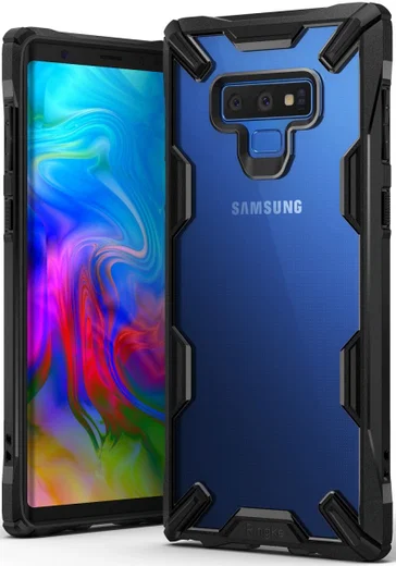Ringke Fusion X Samsung Galaxy Note 9 Hoesje Doorzichtig Zwart afbeelding 1
