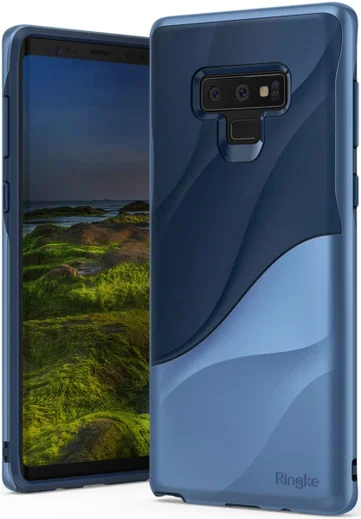 Ringke Wave Hoesje Samsung Galaxy Note 9 Coastal Blue afbeelding 1