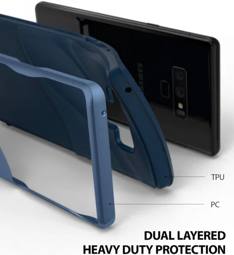 Ringke Wave Hoesje Samsung Galaxy Note 9 Coastal Blue afbeelding 3