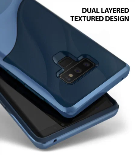 Ringke Wave Hoesje Samsung Galaxy Note 9 Coastal Blue afbeelding 4