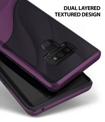 Ringke Wave Hoesje Samsung Galaxy Note 9 Metallic Purple afbeelding 4