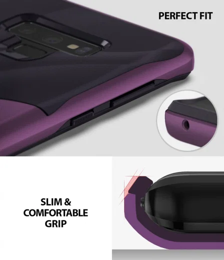 Ringke Wave Hoesje Samsung Galaxy Note 9 Metallic Purple afbeelding 5