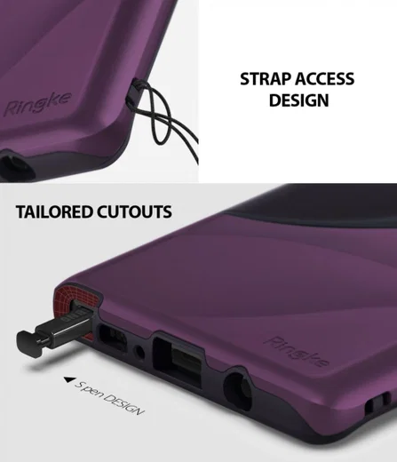 Ringke Wave Hoesje Samsung Galaxy Note 9 Metallic Purple afbeelding 6