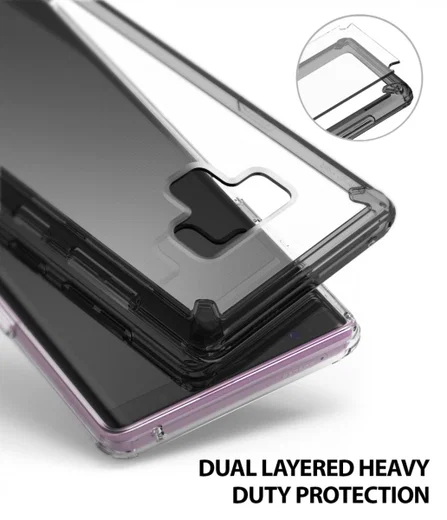 Ringke Fusion Kit Samsung Galaxy Note 9 Zwart Hoesje afbeelding 8