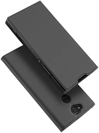 Dux Ducis Sony Xperia XA2 Plus Premium Bookcase Hoesje Grijs afbeelding 7