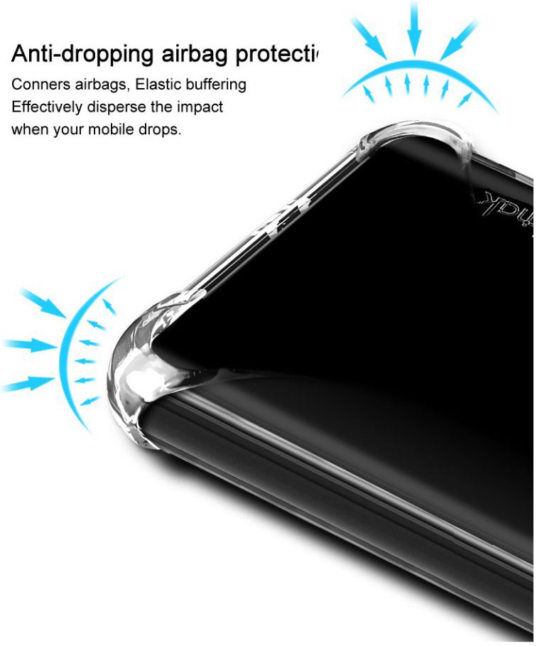 IMAK BlackBerry KEY2 Hoesje TPU met Screenprotector Transparant afbeelding 3