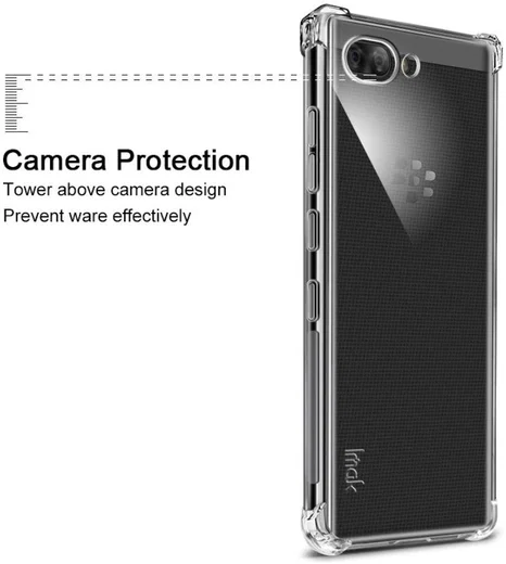 IMAK BlackBerry KEY2 Hoesje TPU met Screenprotector Transparant afbeelding 5