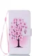 Samsung Galaxy A6 Portemonnee Hoesje Plum Blossom afbeelding 1