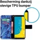 Samsung Galaxy J6 (2018) Portemonnee Hoesje Bladeren afbeelding 6
