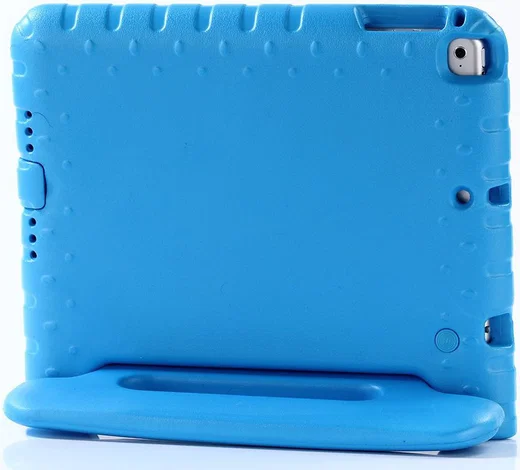 iPad 9.7 2017/2018/Air/Air 2 Kinder Tablethoes met Handvat Blauw afbeelding 2
