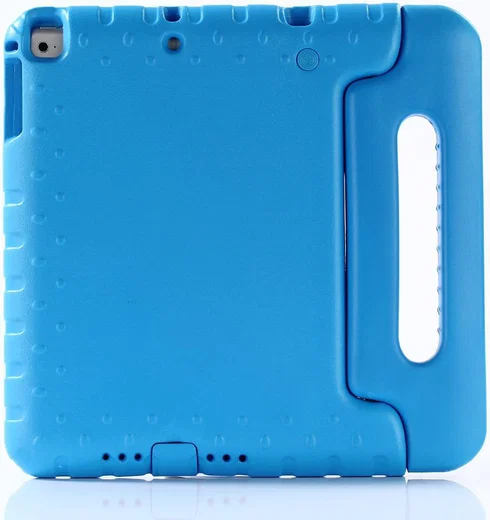 iPad 9.7 2017/2018/Air/Air 2 Kinder Tablethoes met Handvat Blauw afbeelding 6