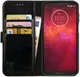 Rosso Element Motorola Moto Z3 Play Hoesje Book Cover Zwart afbeelding 1