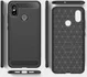 Xiaomi Mi 8 Geborsteld TPU Hoesje Zwart afbeelding 6