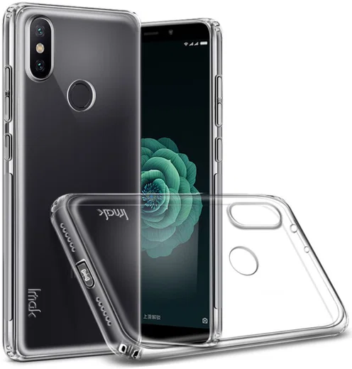 Xiaomi Mi A2 Transparant TPU Hoesje met Screen Protector afbeelding 1