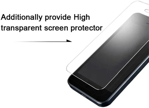 Xiaomi Mi A2 Transparant TPU Hoesje met Screen Protector afbeelding 2