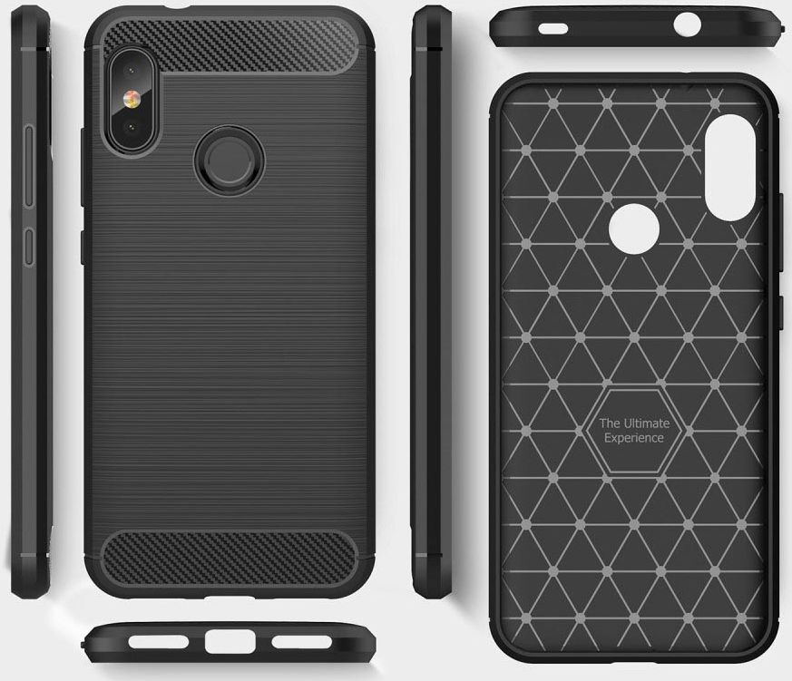 Xiaomi Mi A2 Lite Geborsteld TPU Hoesje Blauw afbeelding 11