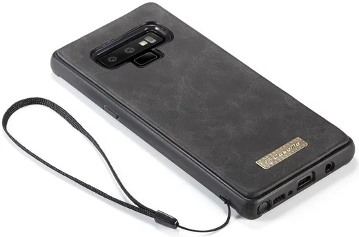Samsung Galaxy Note 9 Leren 2-in-1 Portemonnee Hoesje Zwart afbeelding 21