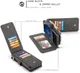 Samsung Galaxy Note 9 Leren 2-in-1 Portemonnee Hoesje Zwart afbeelding 4