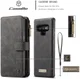 Samsung Galaxy Note 9 Leren 2-in-1 Portemonnee Hoesje Zwart afbeelding 8