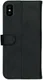 Rosso Deluxe Apple iPhone XS Max Hoesje Echt Leer Book Case Zwart afbeelding 13