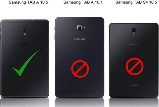 Originele Samsung Book Cover Galaxy Tab A 10.5 (2018) Zwart afbeelding 6