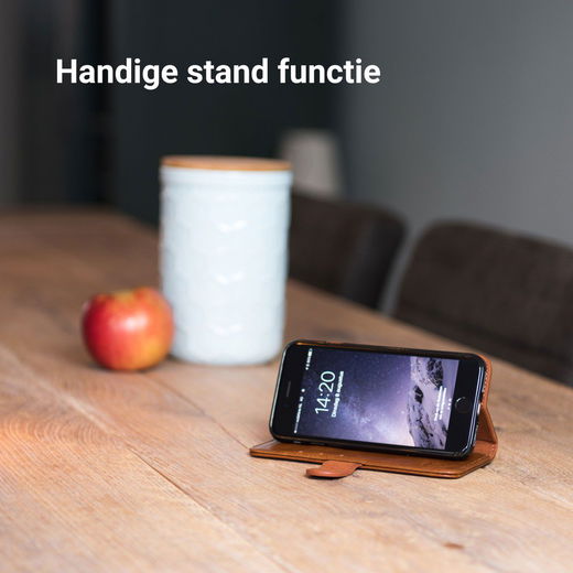 Rosso Element Apple iPhone XR Hoesje Book Cover Bruin afbeelding 8