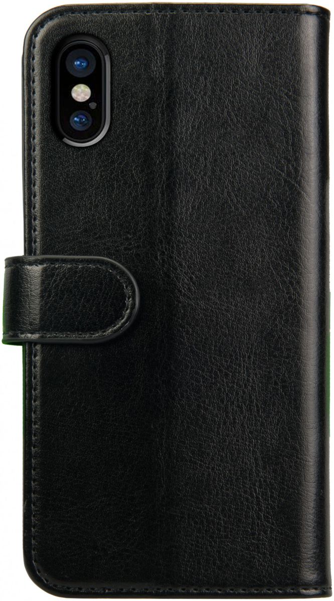 Rosso Element Apple iPhone XS Max Hoesje Book Cover Zwart afbeelding 5