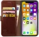 Rosso Element Apple iPhone XS Max Hoesje Book Cover Bruin afbeelding 1