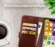 Rosso Element Apple iPhone XS Max Hoesje Book Cover Bruin afbeelding 8