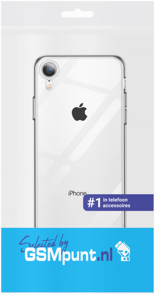 Apple iPhone XR Hoesje Dun TPU Transparant afbeelding 4